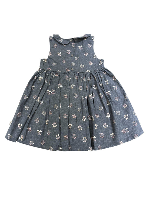Wheat Navy Floral Dress (18M / 86)