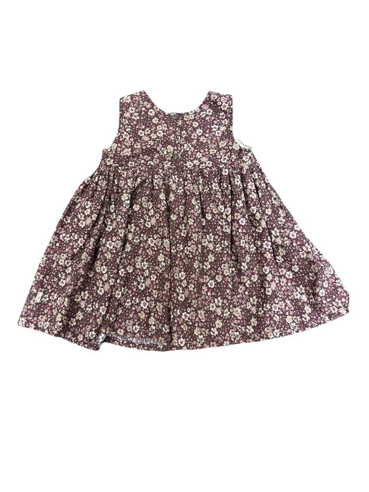 Wheat Plum Ditsy Floral Dress (12M / 80)