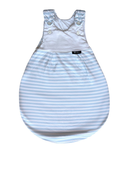 Alvi Blue & White Striped Baby-Mäxchen Outer Sleep Sack (68-74 / 6-9M)