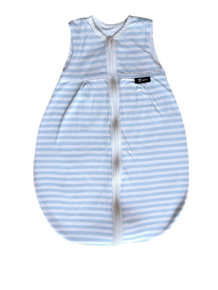 Alvi Blue & White Striped Sleep Sack Inner Bag (70 / 6-9M)