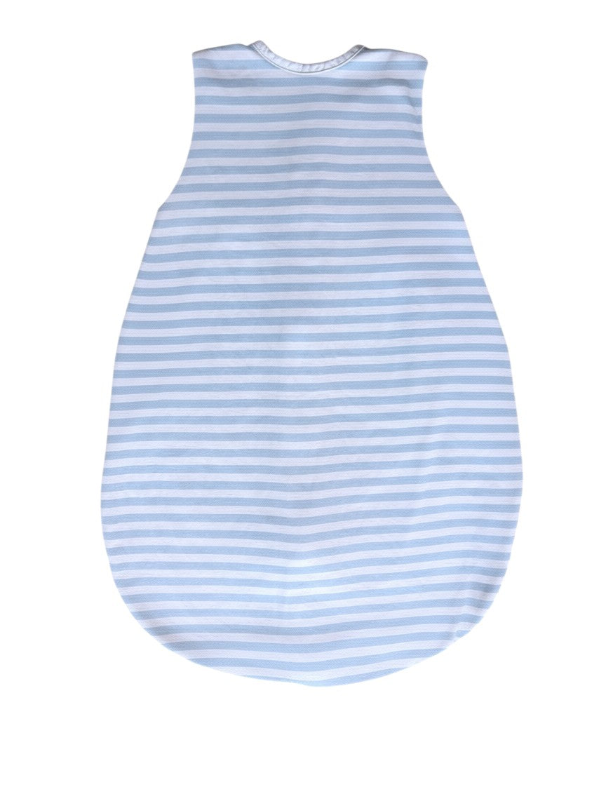 Alvi Blue & White Striped Baby-Mäxchen Outer Sleep Sack (68-74 / 6-9M)