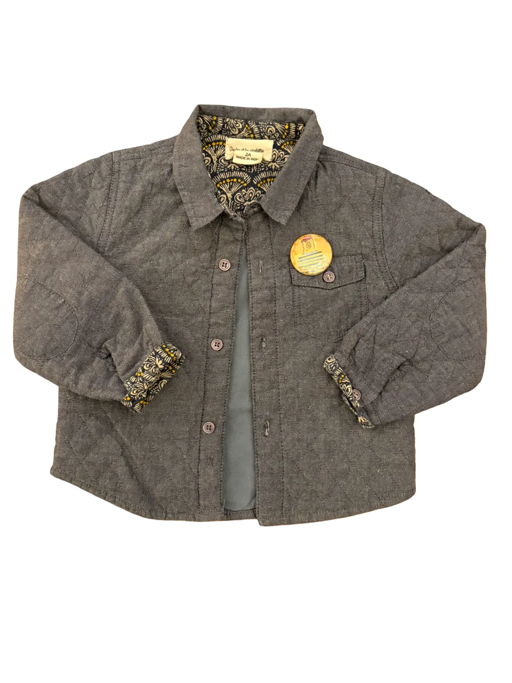 Arsène et les Pipelettes Graues Stepphemd (2 Jahre)