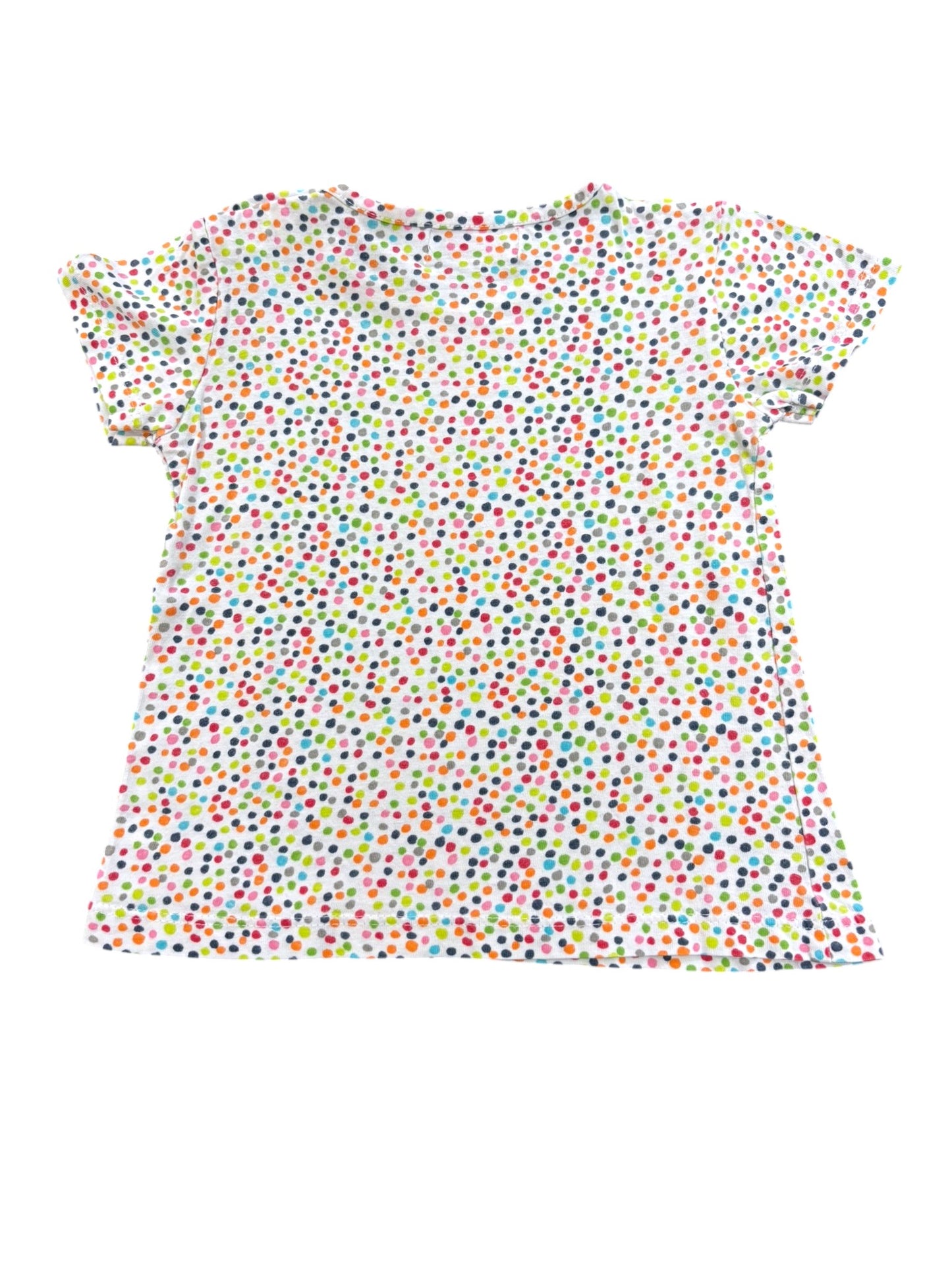 T-shirt Boboli Blanc à pois multicolores (18 mois)