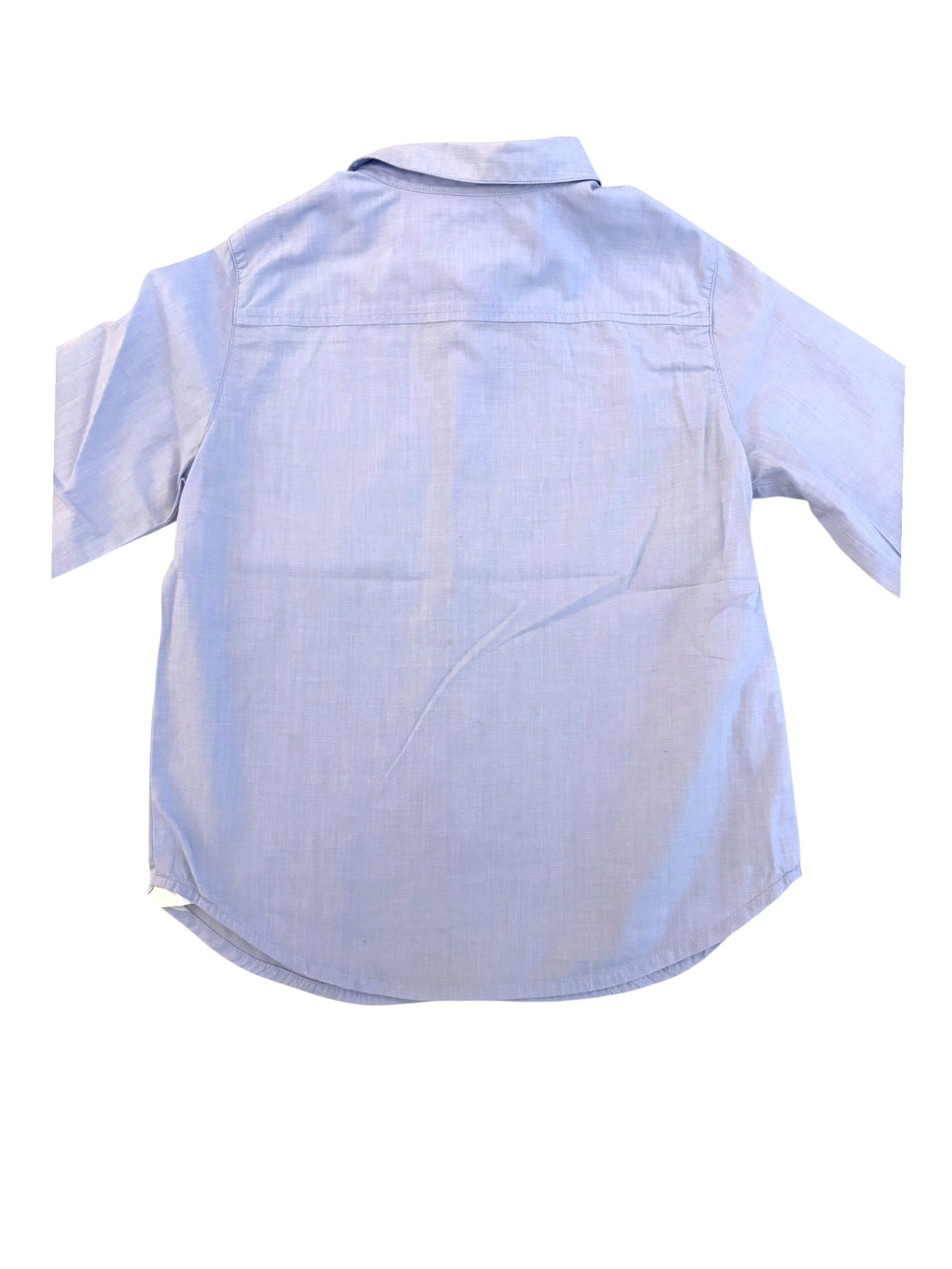 Bonpoint Light Blue Oxford Shirt size 6Y / 116 - second hand baby clothing