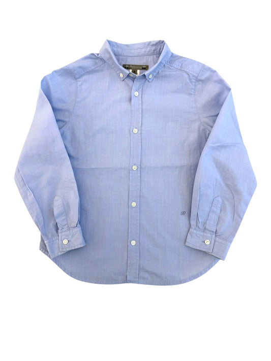 Bonpoint Light Blue Oxford Shirt size 6Y / 116 - second hand baby clothing