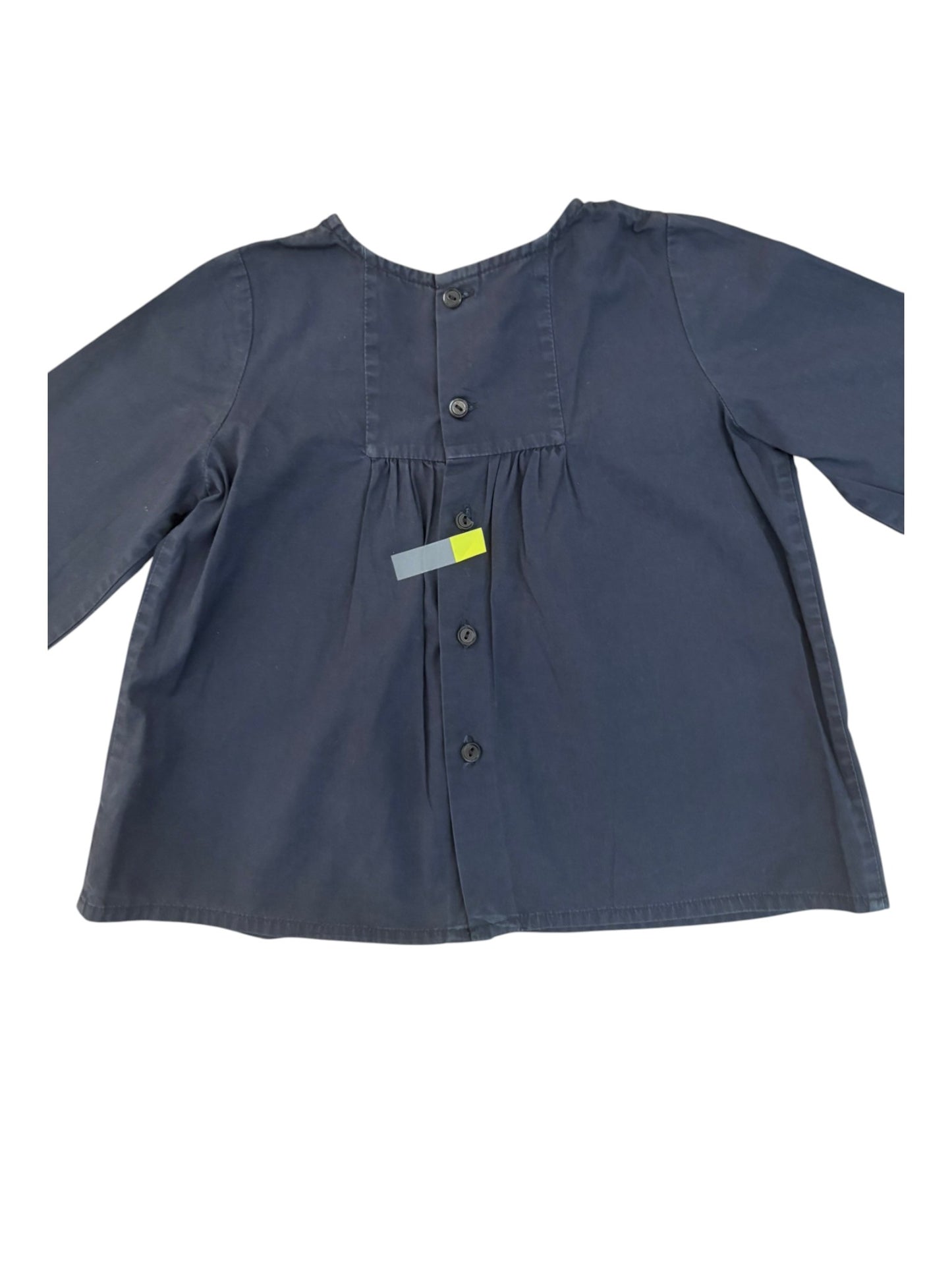 Bonpoint Marineblaue bestickte Bluse (18M)