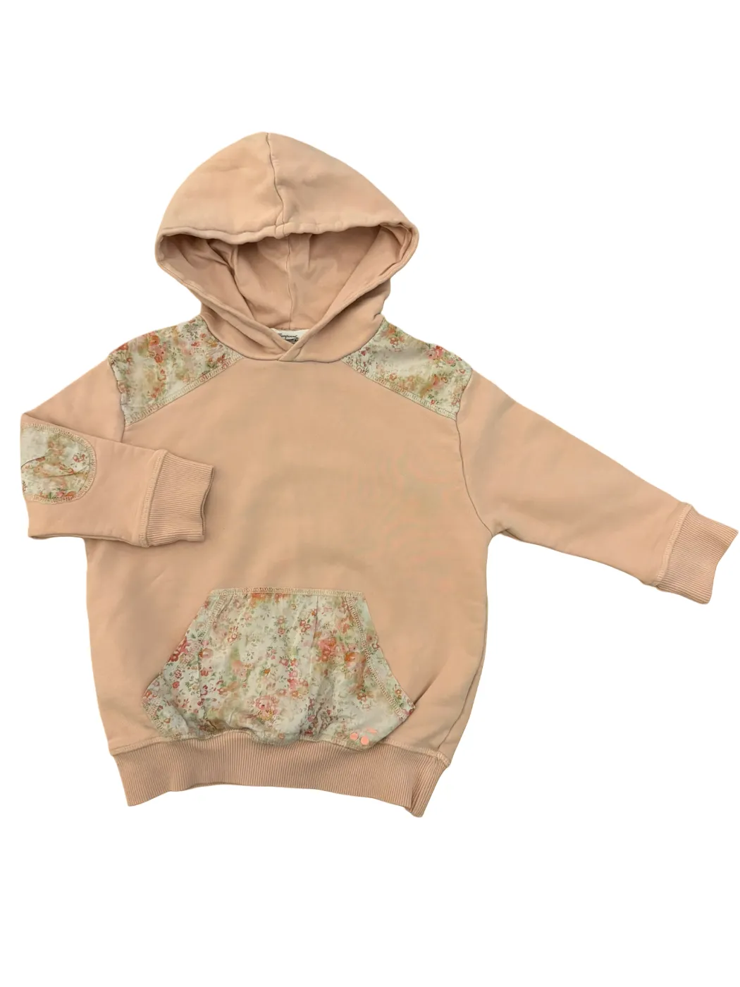 Bonpoint Pink Floral Hoodie (4Y)
