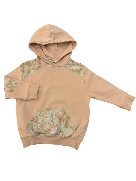 Bonpoint Pink Floral Hoodie (4Y)