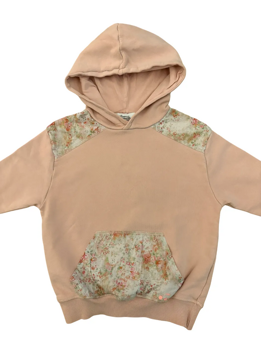 Bonpoint Pink Floral Hoodie (4Y)