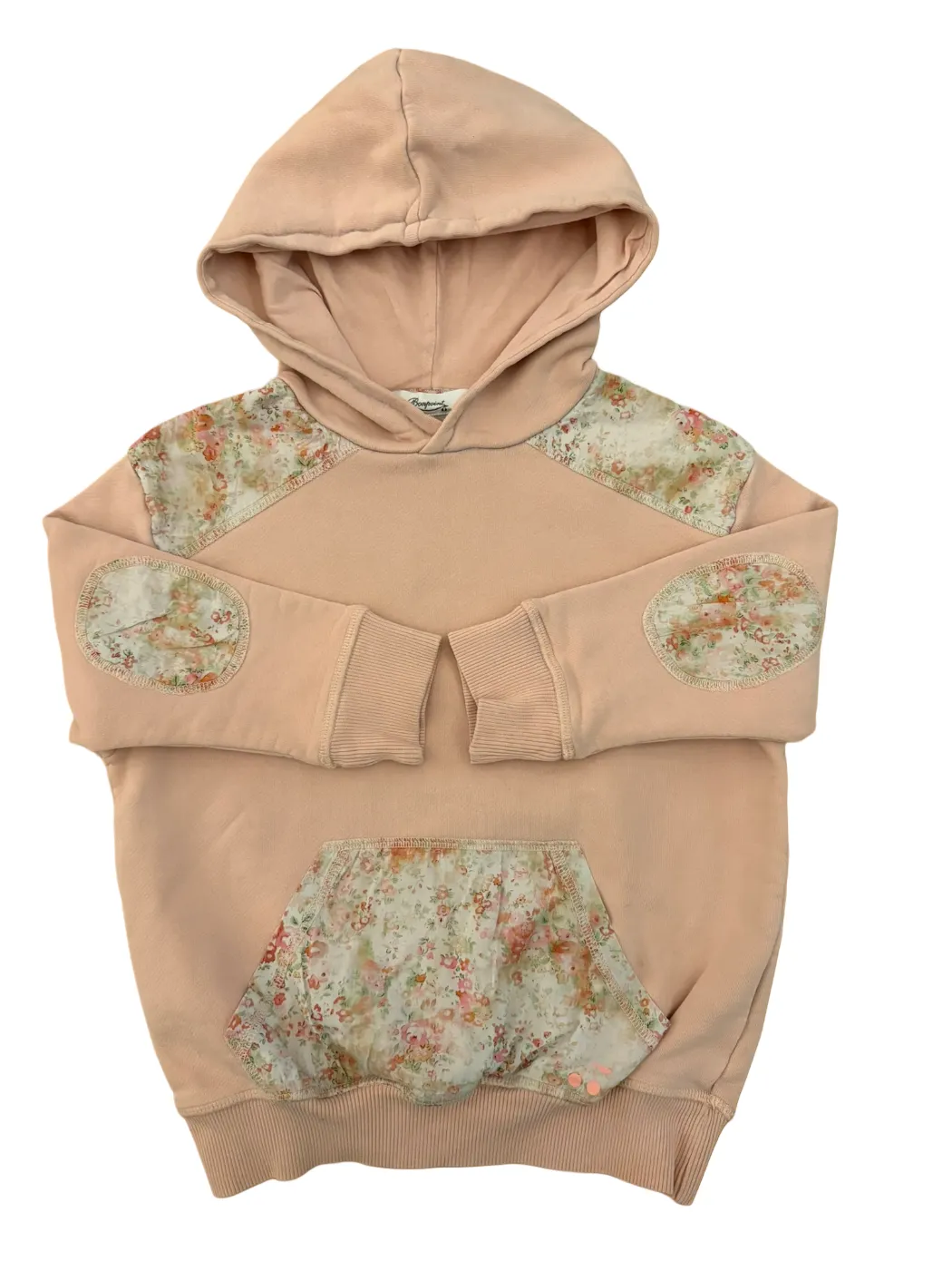 Bonpoint Pink Floral Hoodie (4Y)