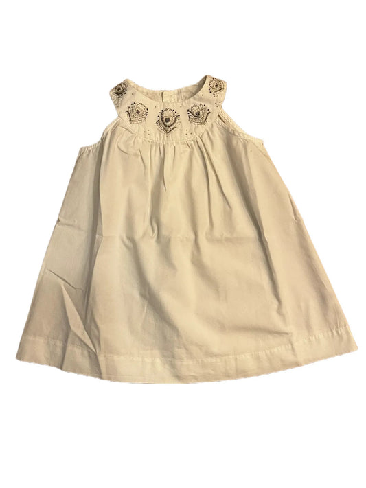 Robe blanche sans manches Bonpoint (18M)