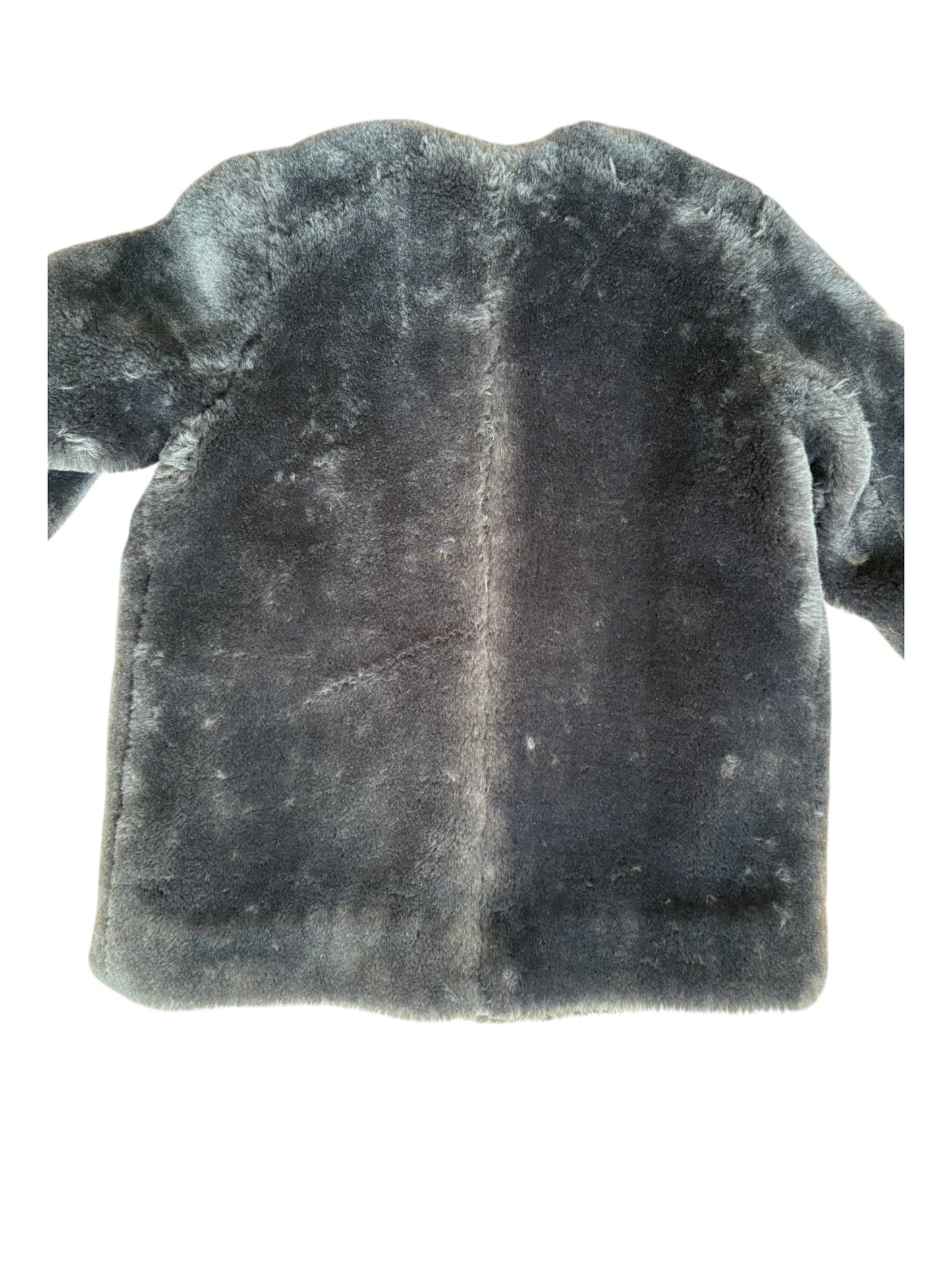 Bonton Grey Faux Fur Jacket (4Y)