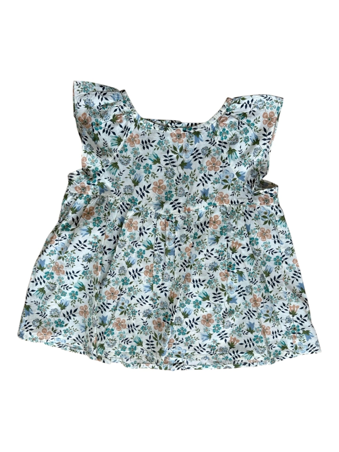 Bonton Floral Sleeveless Blouse (6Y)
