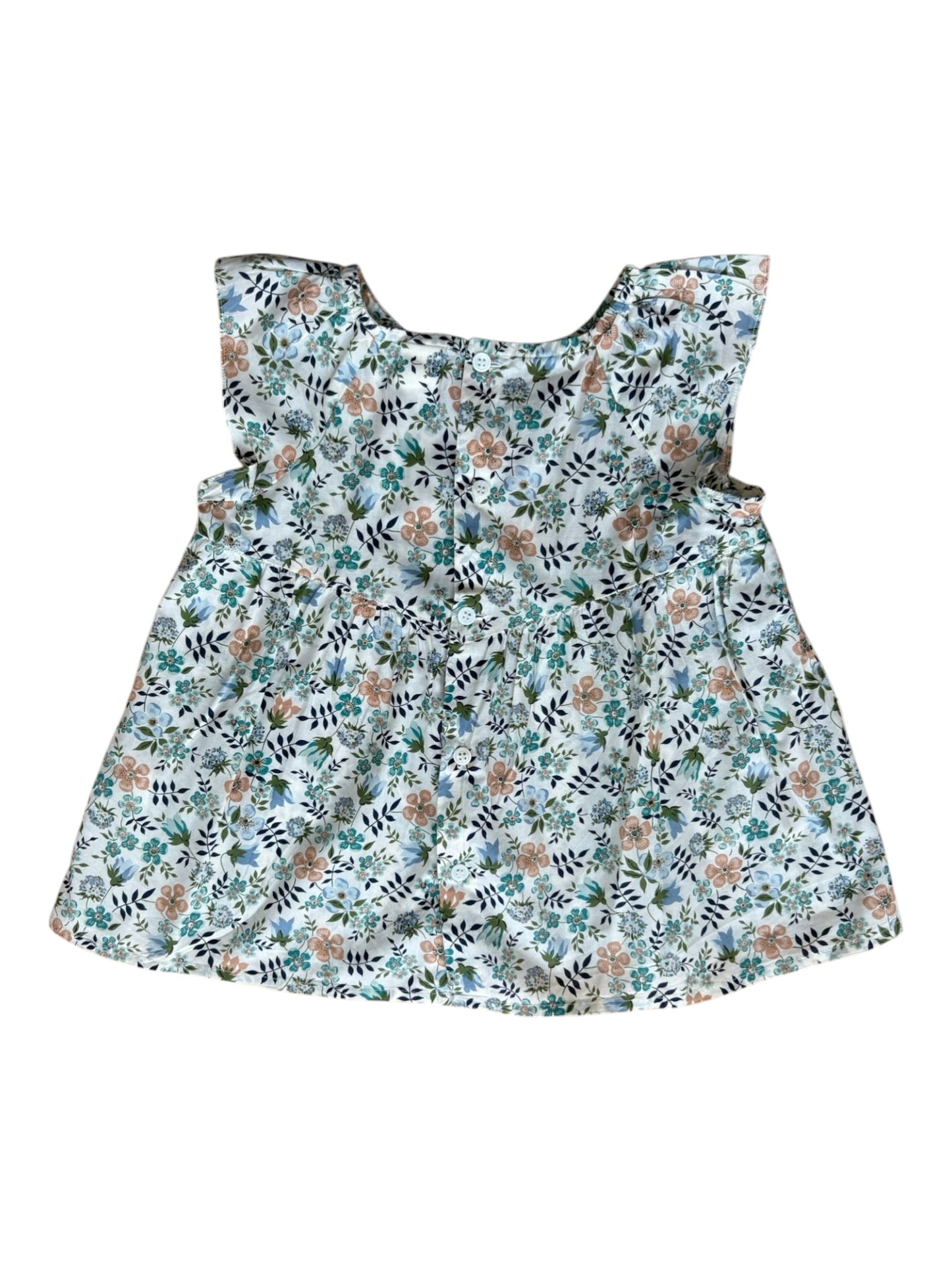 Bonton Floral Sleeveless Blouse (6Y)