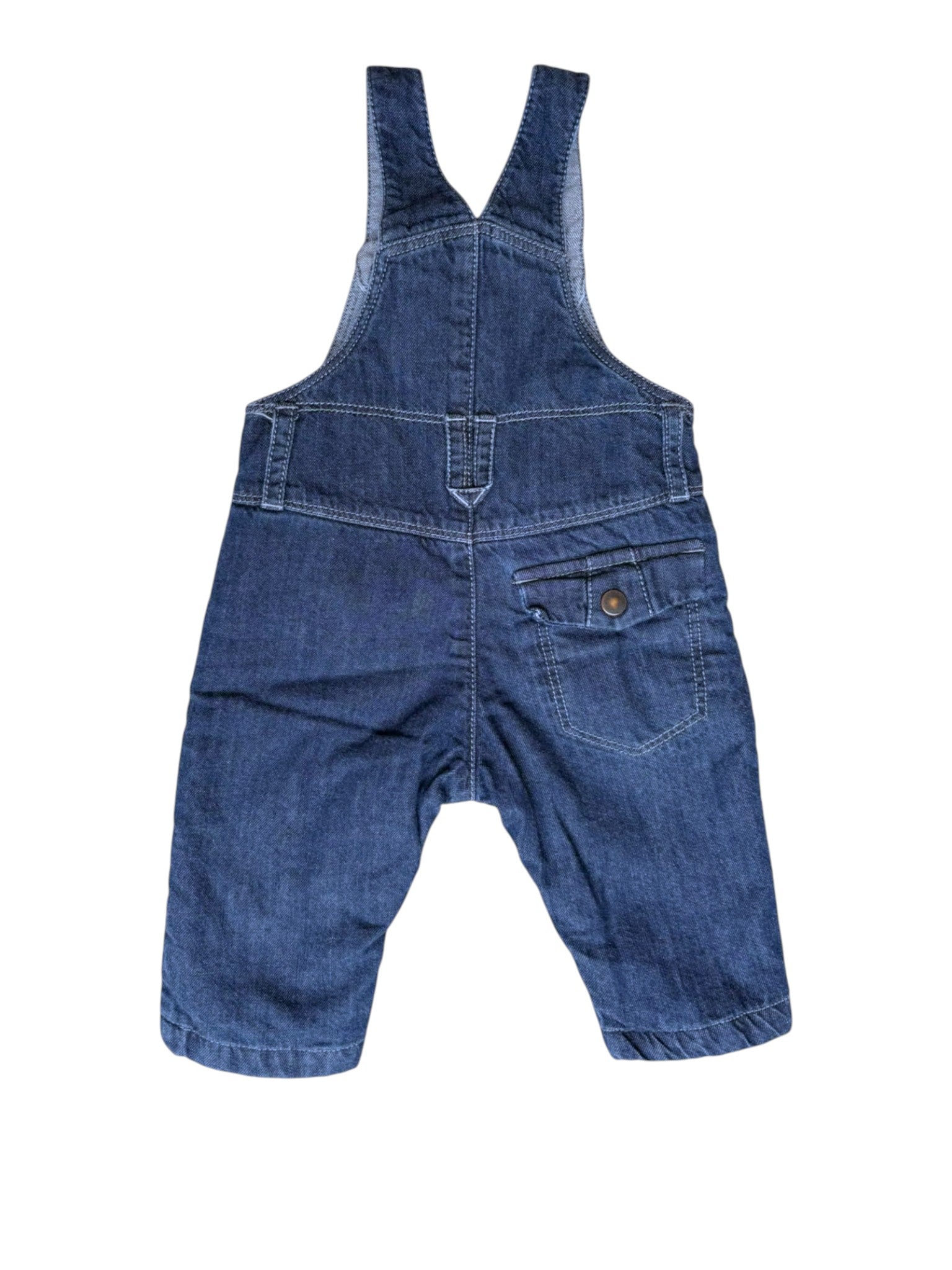 Boss Denim Overalls size 3M - second hand baby clothing
