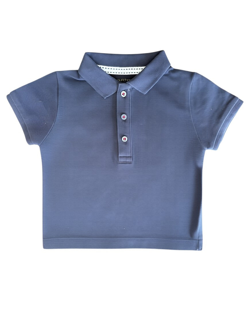 Boutchou Navy Polo Shirt (12M)
