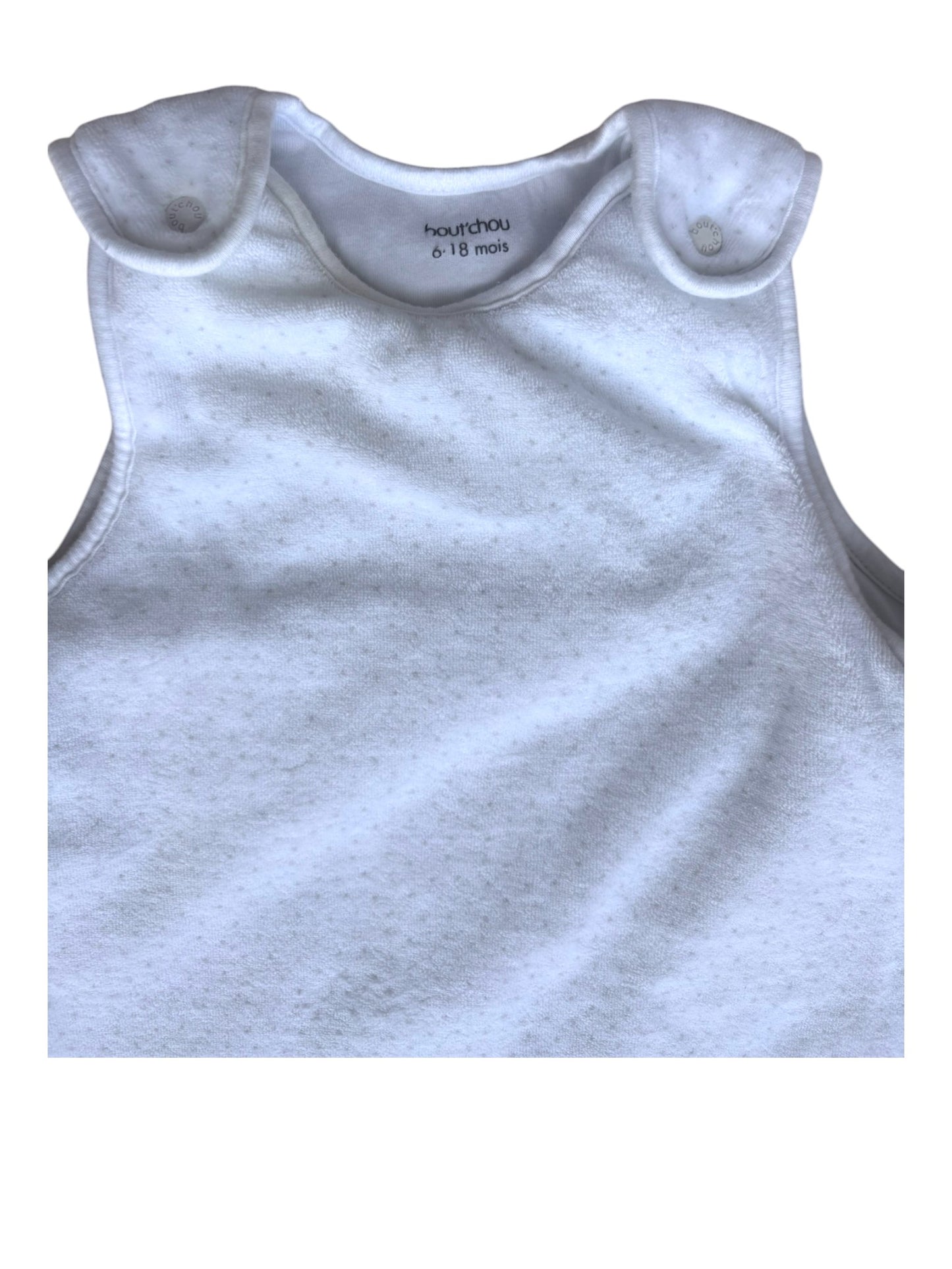 Boutchou Schlafsack Weiß Gepunktet (6-18M)