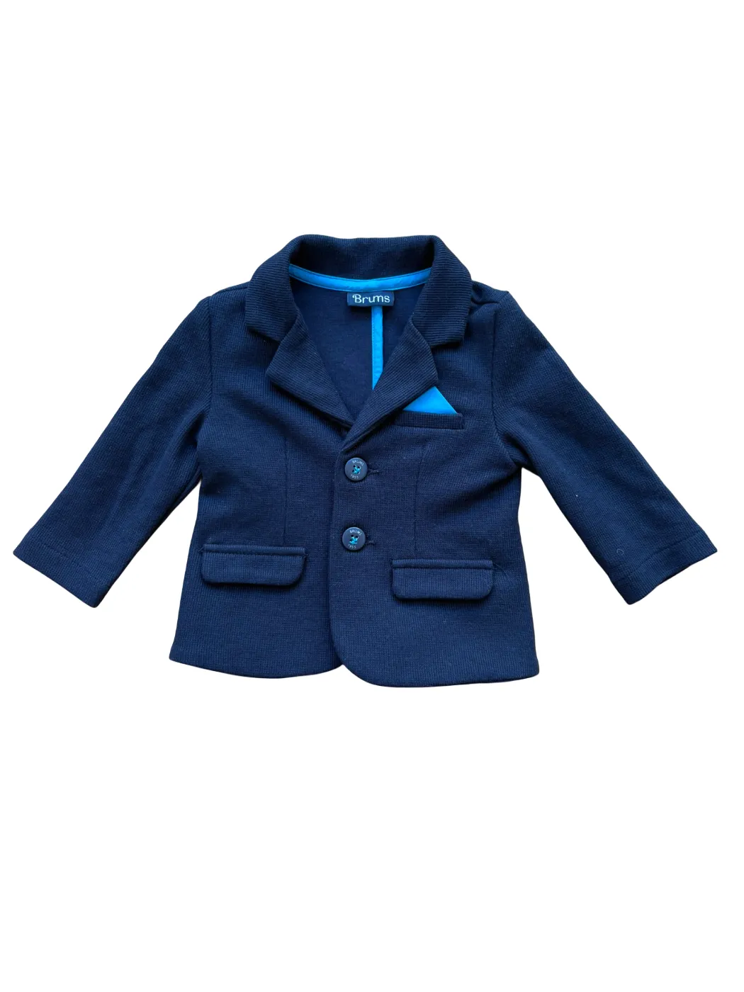 Ensemble costume formel Brums Navy (6M / 68)