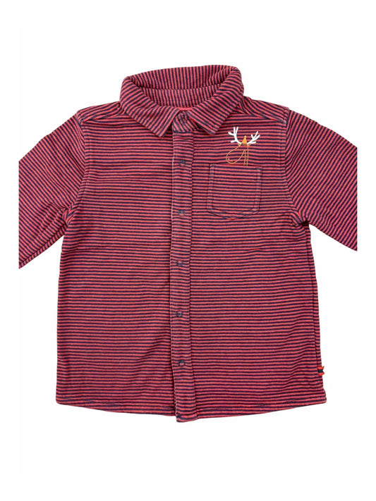 Cadet Rousselle Reindeer Striped Shirt (2Y)