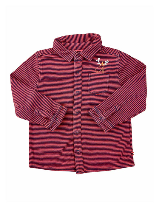 Cadet Rousselle Reindeer Striped Shirt (2Y)