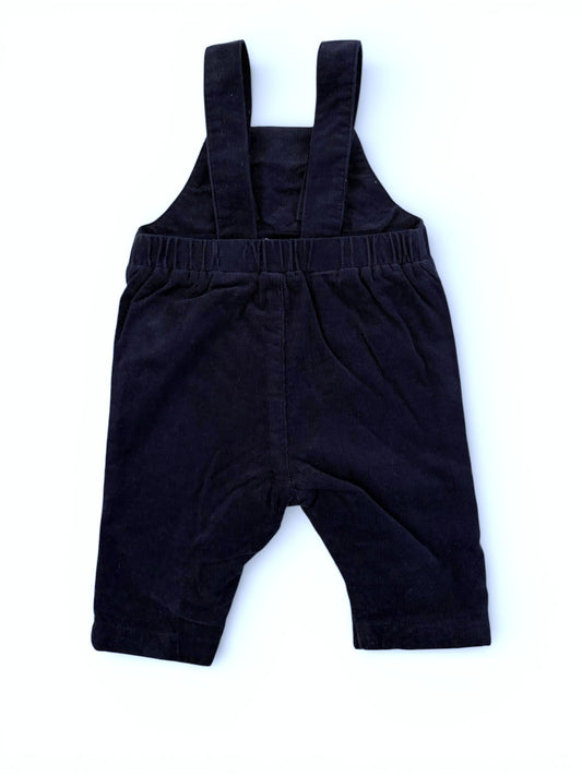 Cadet Rousselle Navy Corduroy Overalls (1M)