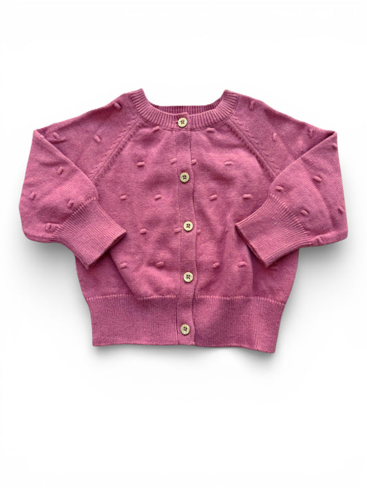 Cadet Rousselle Pink Bobble Knit Cardigan (6M)