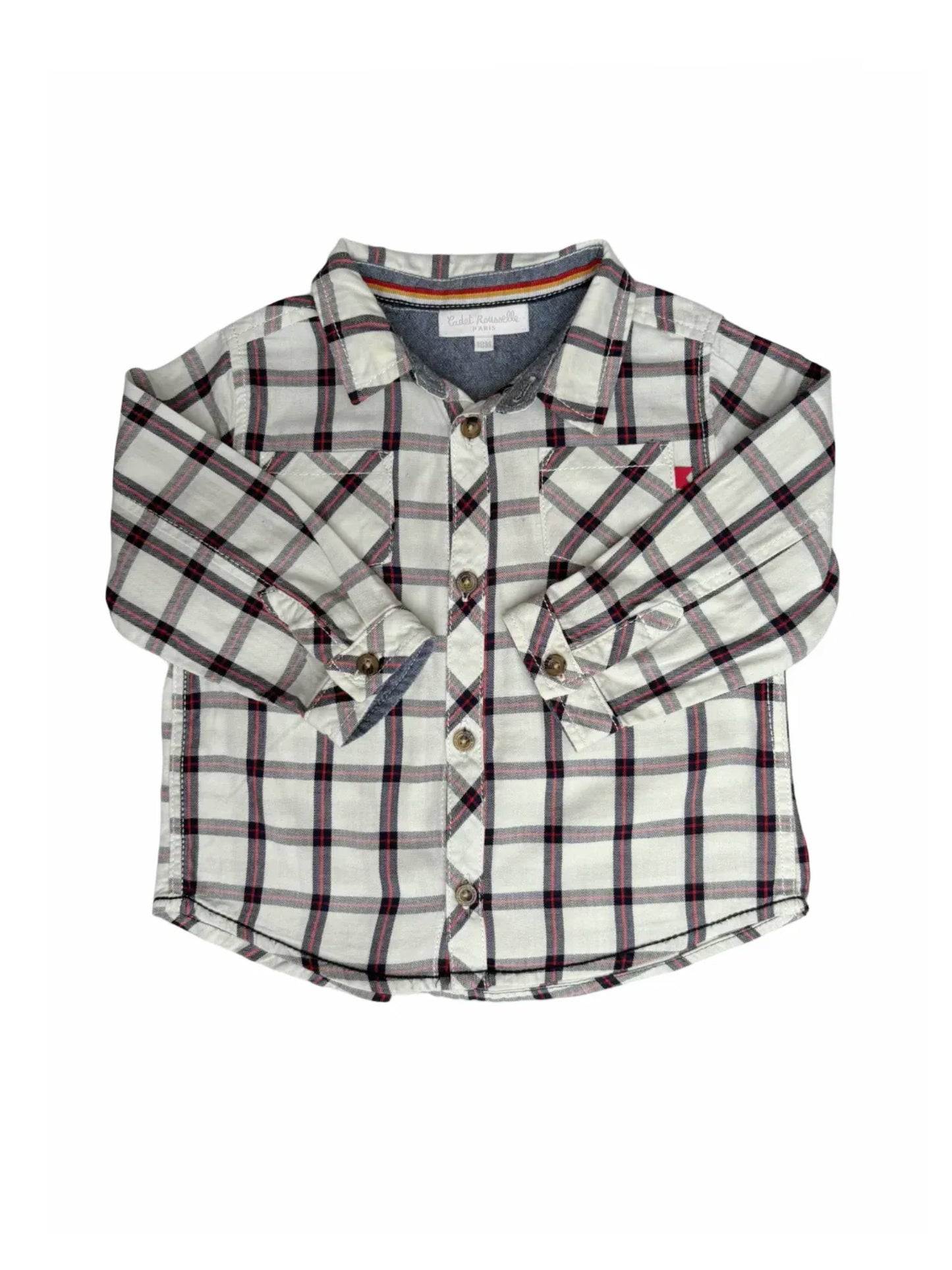 Cadet Rousselle Plaid Shirt (18M)
