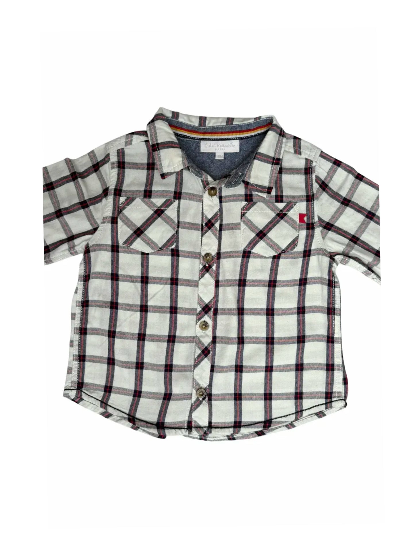 Cadet Rousselle Plaid Shirt (18M)
