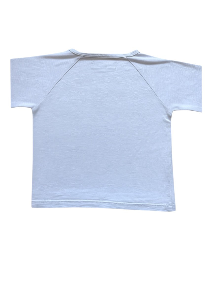 T-shirt de pêche sur glace Cadet Rousselle blanc (18M)