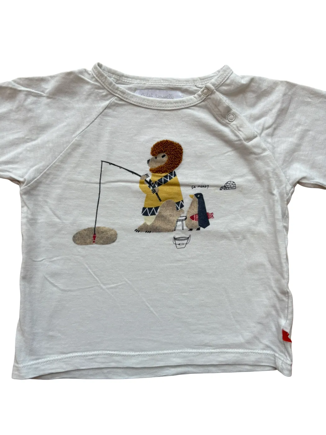 Cadet Rousselle White Ice Fishing T-Shirt (18M)