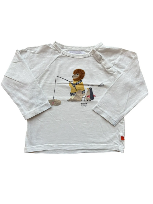 Cadet Rousselle White Ice Fishing T-Shirt (18M)