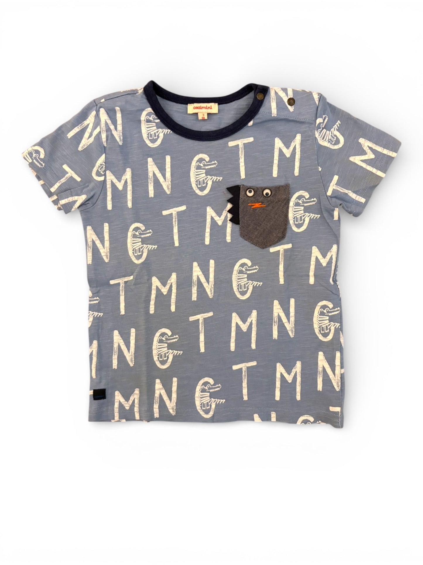 Catimini blaues T-Shirt (3Y / 98)