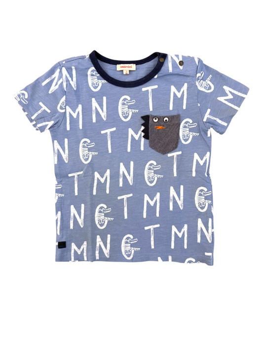 Catimini Blue T-Shirt size 3Y / 98 - second hand baby clothing