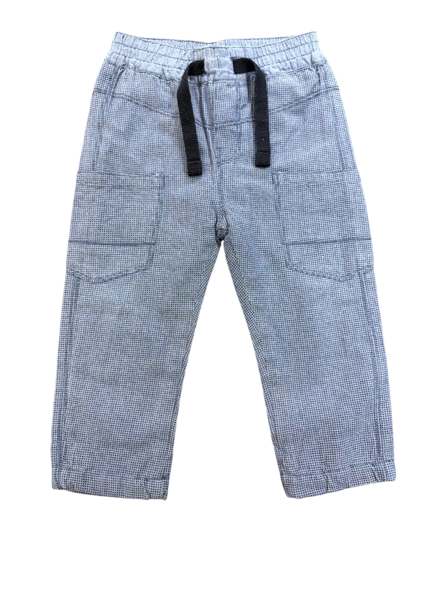 Pantalon pied-de-poule bleu Catimini (18 mois)