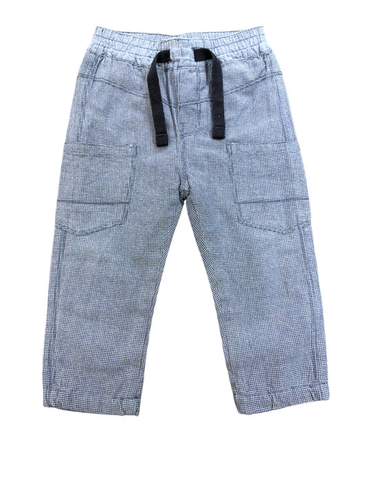 Pantalon pied-de-poule bleu Catimini (18 mois)