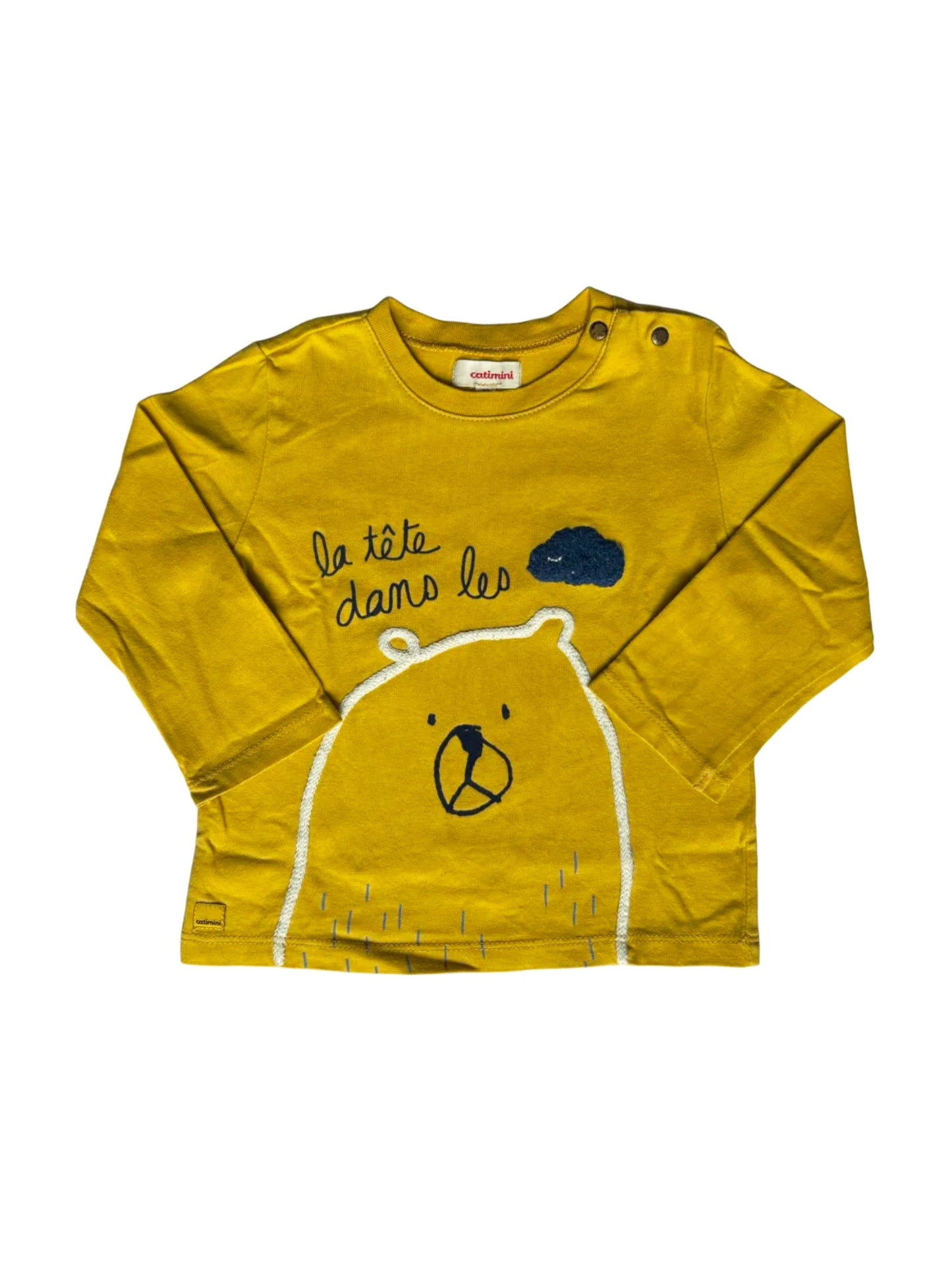 Catimini Yellow Bear T-Shirt (18M)
