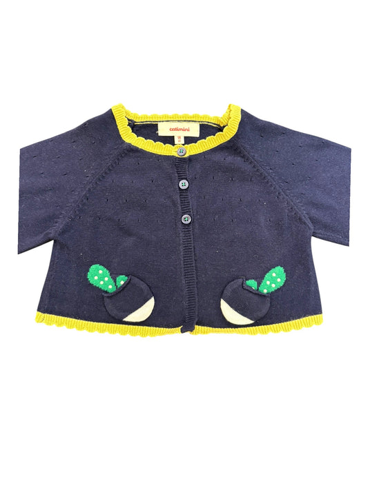 Catimini Marineblau Hasenstrickjacke (18M)
