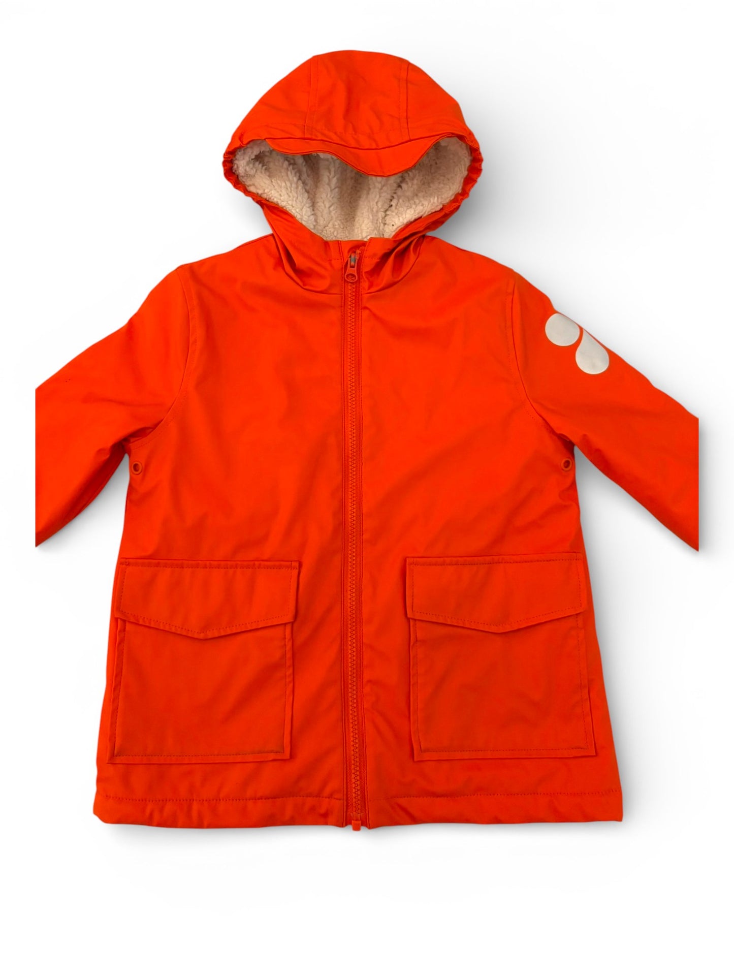 Veste orange doublée en sherpa Catimini (5 ans)