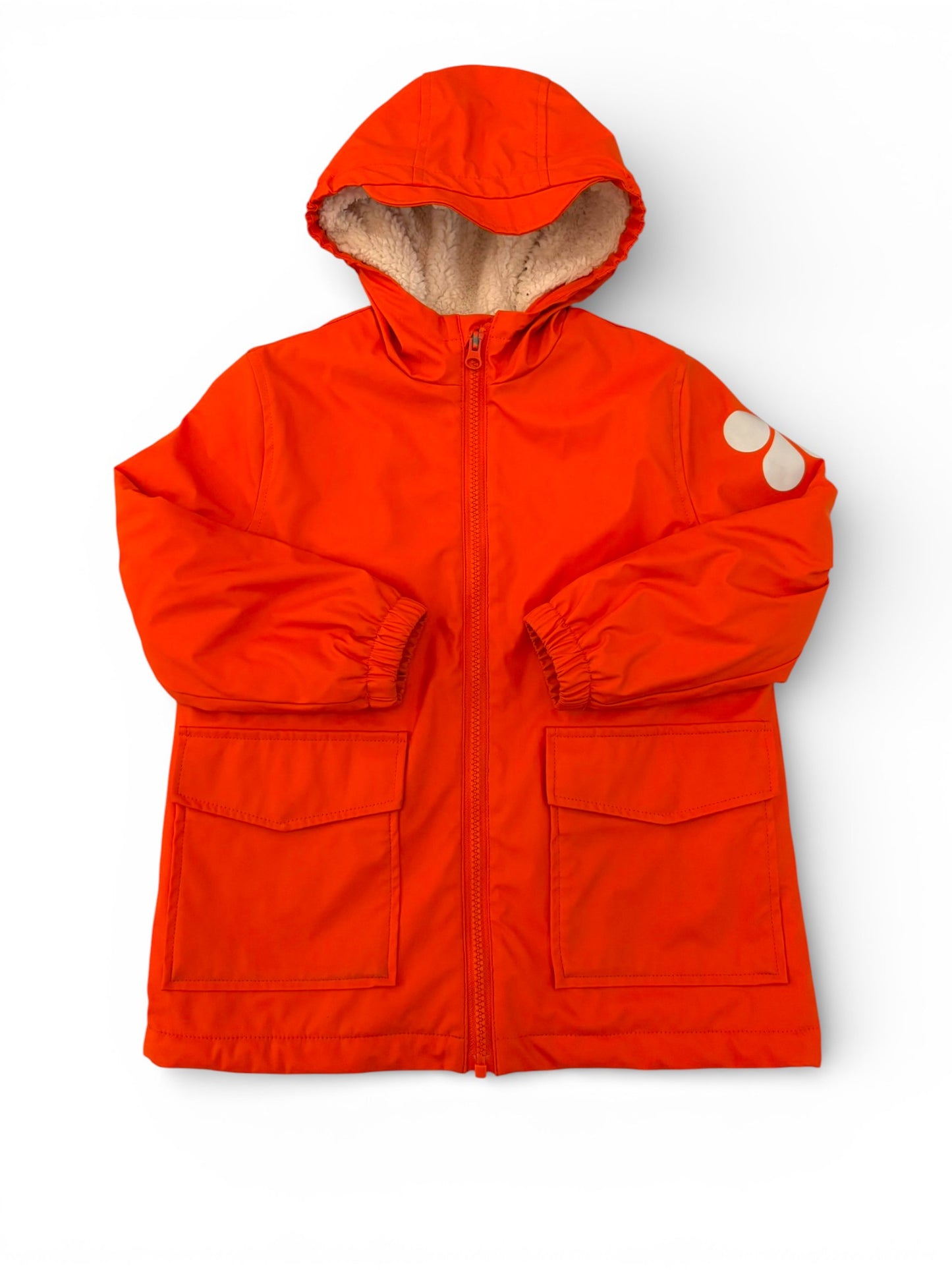 Veste orange doublée en sherpa Catimini (5 ans)