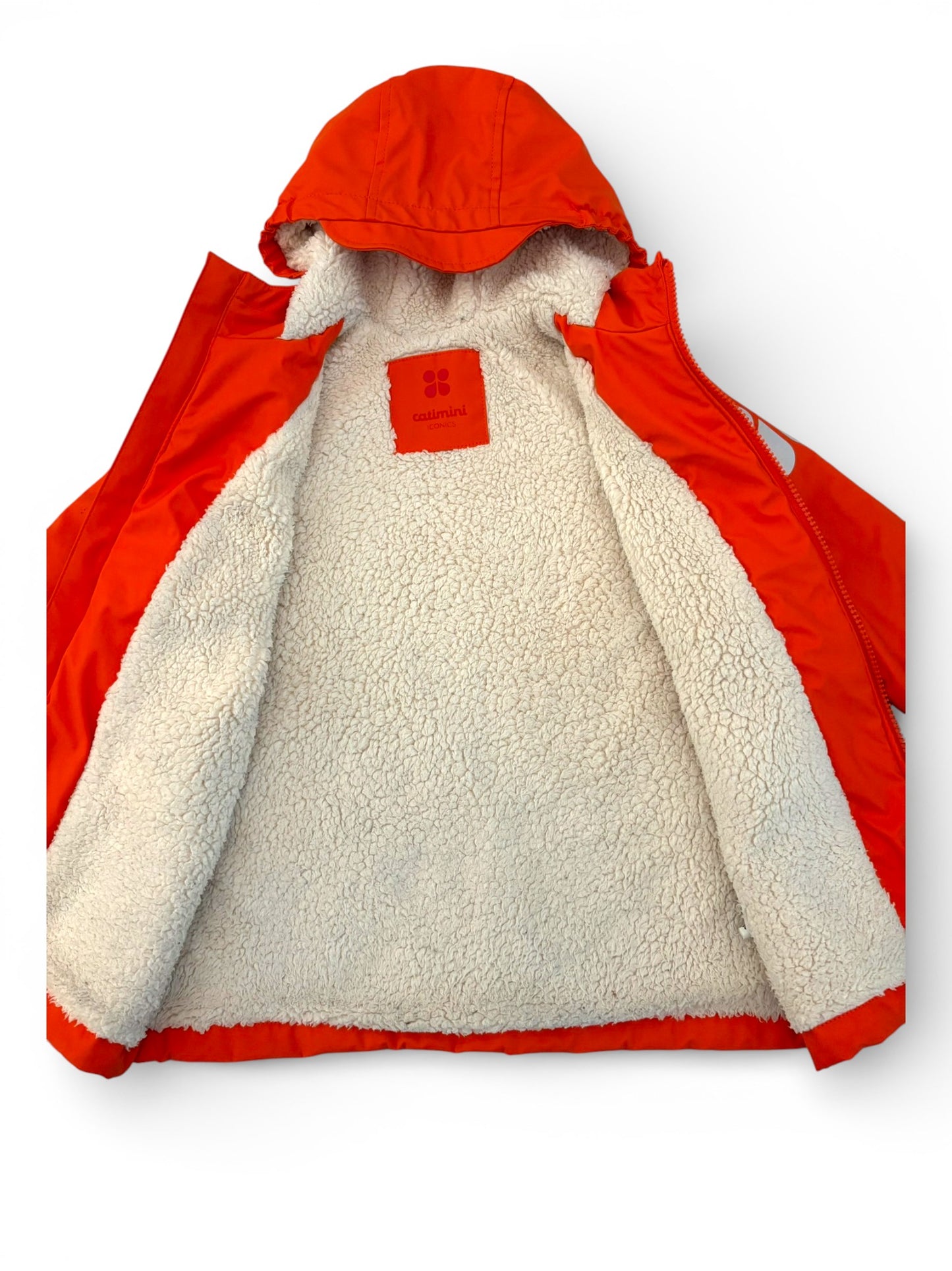 Veste orange doublée en sherpa Catimini (5 ans)
