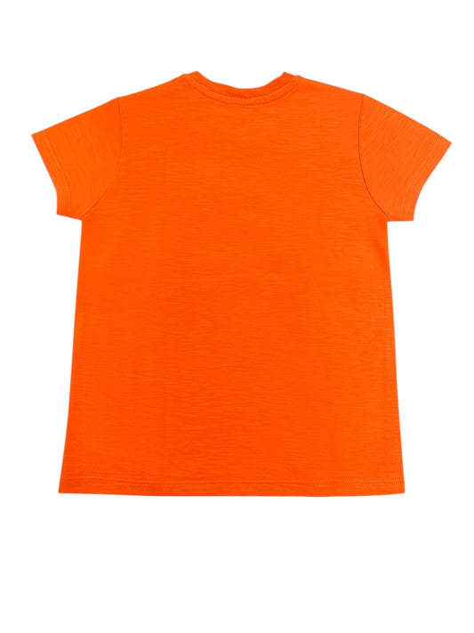 Catimini Orange Happy Face T-Shirt (4Y / 104)
