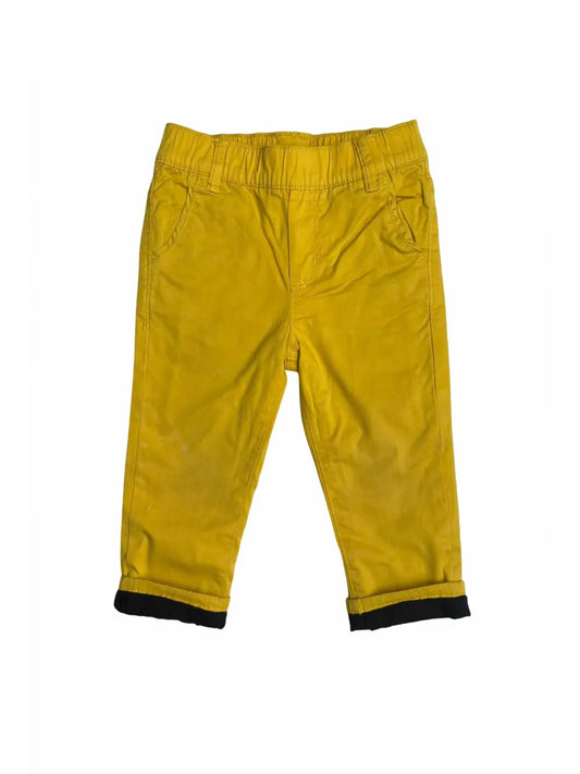 Catimini Yellow Lined Pants (2Y / 86)