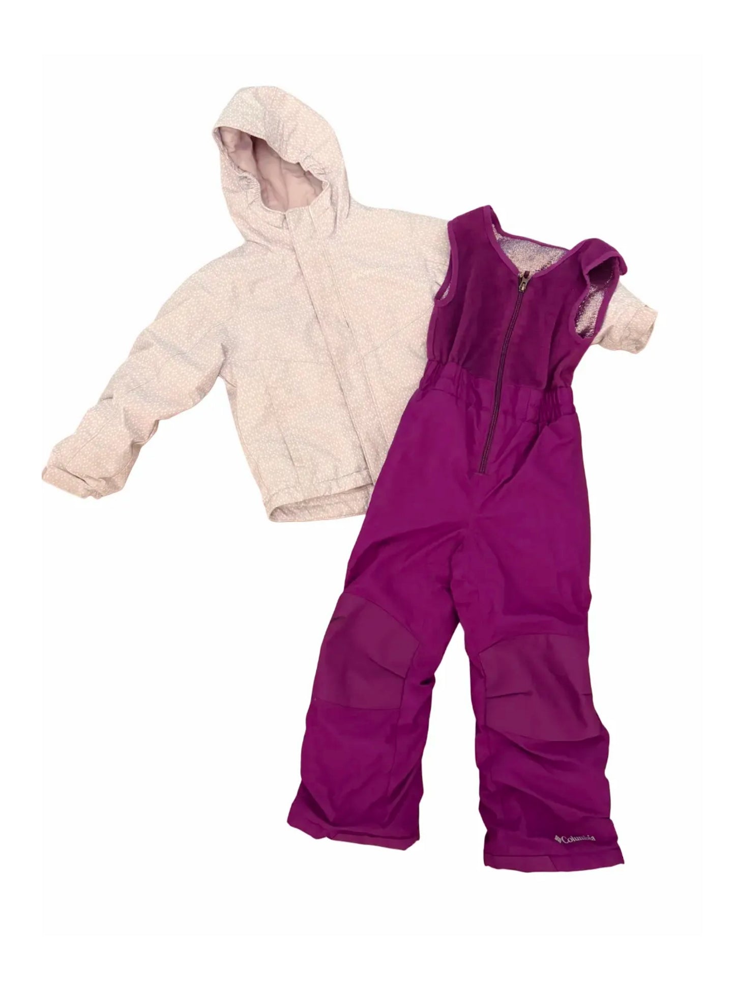 Columbia Lilac & Purple Snowsuit Set (XXS / 4-5Y)