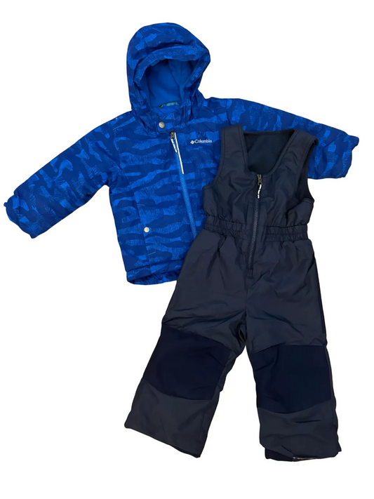 Columbia Blue Snowsuit Set (3Y / 92)