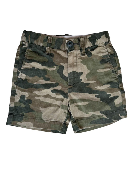 Crewcuts Camo Shorts size 2Y - second hand baby clothing