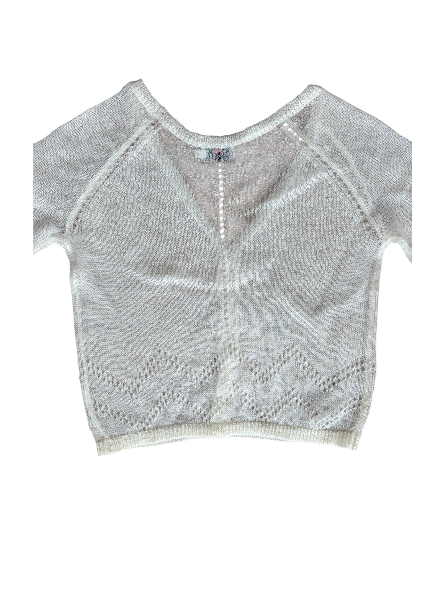 Cyrillus Cream Knit Cardigan (10Y)