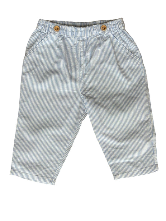 Cyrillus Seersucker Striped Pants (6M)