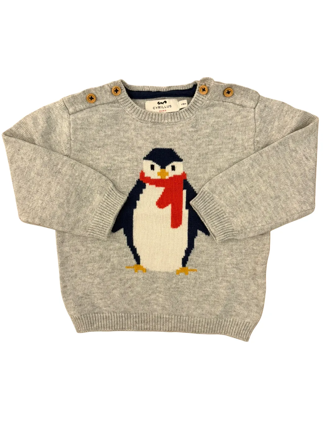 Cyrillus Penguin Sweater (18M)