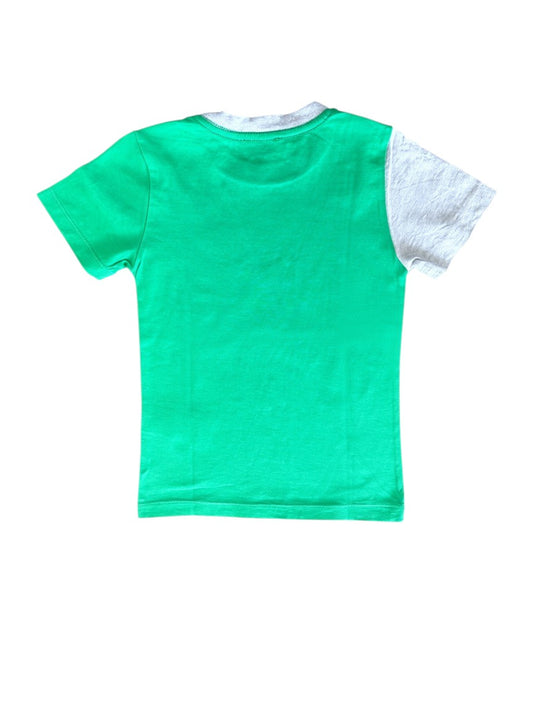Diesel T-Shirt Grün & Grau (4Y)