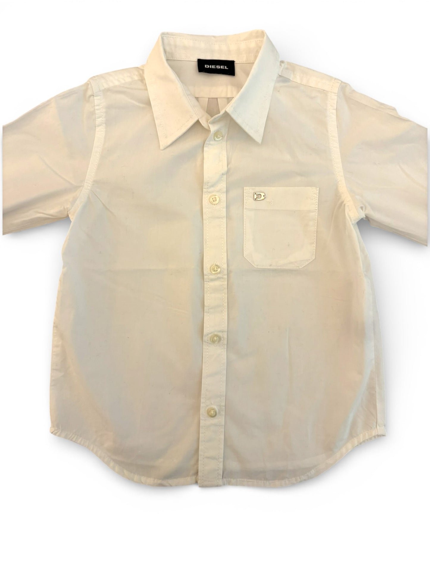 Chemise Diesel blanche à boutons (4 ans)